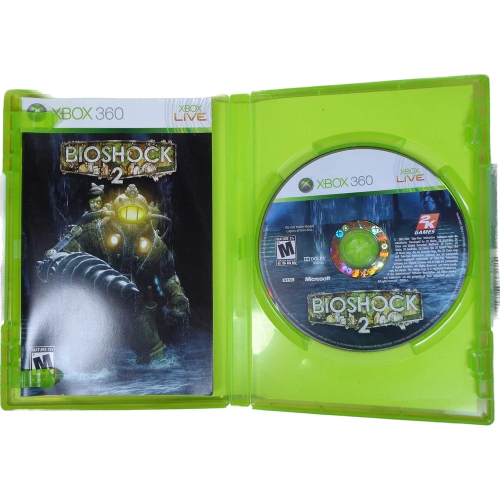 Bioshock 2 Xbox 360 - Complete‎ CIB EXCELLENT with Manual TESTED WORKS!